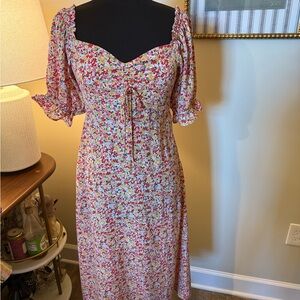 LUSH Floral Print Dress